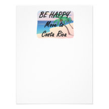 O T seja Costa Rica feliz Convite Personalizados