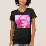 O t-shirt cor-de-rosa original de Freud_Black
