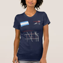 O t-shirt das mulheres