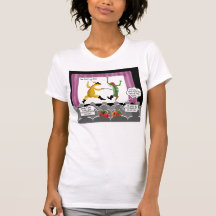 O t-shirt das mulheres de SQUASHBUCKLER