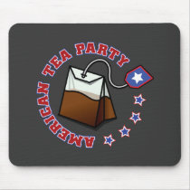 O tea party americano mousepads