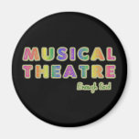 O teatro musical bastante disse o ímã imas de geladeira