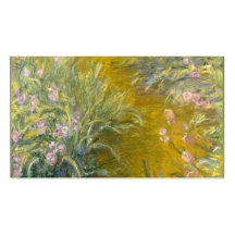 O trajeto através das íris - Claude Monet Cartoes De Visita
