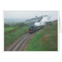 O trem de Torbay Cartao