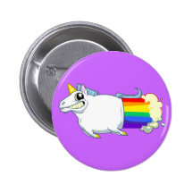O unicórnio Farts botão Boton