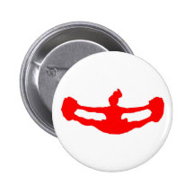 O vermelho "deixou-nos ELOGIO!" Botão Pins