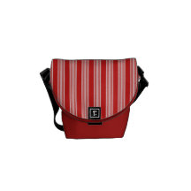 O vermelho listra V2 Bolsa Mensageiro