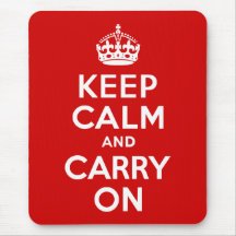 O vermelho mantem a calma e continua mousepad