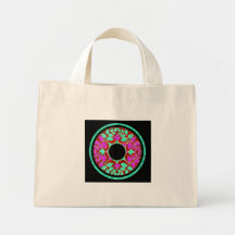 O Victorian roxo e verde deixa o ornamento Bolsas