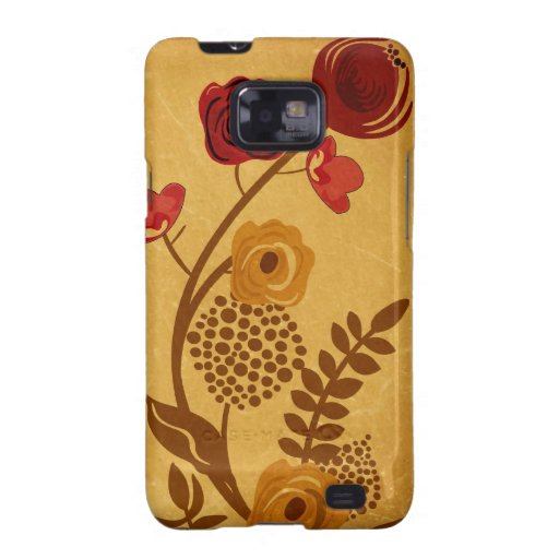 O vintage floresce a caixa da case mate capa para galaxy s2