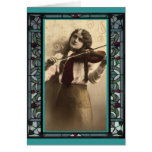 O violinista cartões