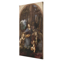 O Virgin das rochas, c.1508 Impressão De Canvas Esticadas