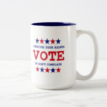 O VOTO OU NÃO SE QUEIXA CANECA