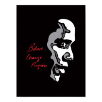 Obama: Acredite o poster do progresso da mudança pôsteres