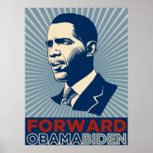 Obama Biden envia o poster