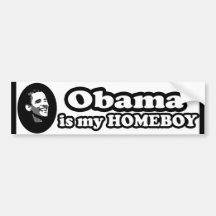 Obama é meu autocolante no vidro traseiro do ficar adesivo