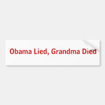 Obama encontrou-se, avó morreu adesivo