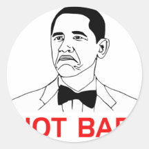 Obama - nao mau adesivos