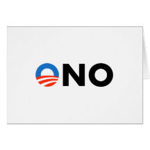Obama nenhum O nenhum oh nenhum autocolante no vid Cartão
