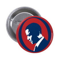 Obama: O botão grande de O broches