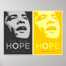Obama - o preto da esperança e o poster novos do o