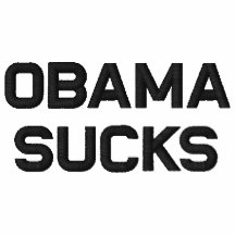 OBAMA SUGA a camisa bordada