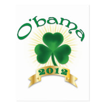 ObamaSHAMROCK Cartao Postal