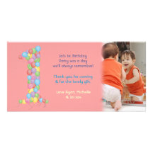 Obrigado do primeiro aniversario do bebê dos bebês