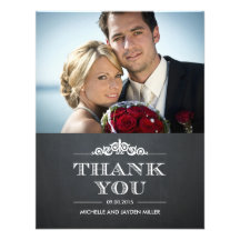 Obrigado intemporal do casamento do sentimento voc convite personalizados