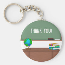 Obrigado presentes do professor chaveiros