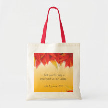 obrigado que vermelho das folhas da queda você ens bolsas de lona