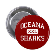 Oceana - tubarões - alto - Pacifica Califórnia Pins
