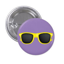 Óculos de sol amarelos pins