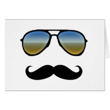 Óculos de sol retros engraçados com Moustache Cartoes