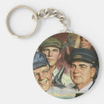 Ocupações do vintage chaveiros