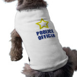 Oficial de Poolice Roupa Pet