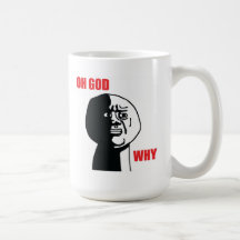 Oh deus porque - caneca