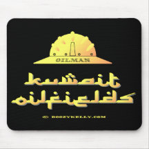 Oilman, campos petrolíferos de Kuwait, campo petro Mousepad