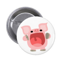 "OINK!!!" Crachá bonito do botão do porco dos dese Pins