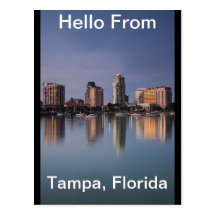 Olá! cartão de Tampa, Florida Cartão Postal