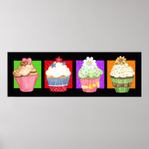 Olá! cupcake - SRF Posters