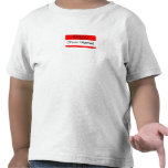 Olá!. o nome de .my é… T-shirt vermelho da criança