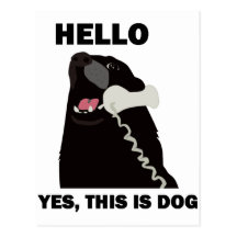 OLÁ! SIM ESTE É telefone do telefone do CÃO Cartões Postais
