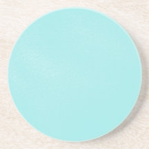 Olhar de couro azul Pastel Porta Copo