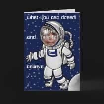 Olhe o miliampère! Eu sou um astronauta! postais