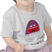Olhe, os dentes! camisetas