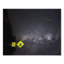 Olhe para Perseids Foto Artes