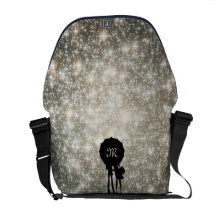 Olhe sempre na parte positiva de vida! bolsas mensageiro