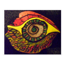 Olho de Eagle Cartoes Postais