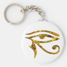 Olho de Horus - OURO Chaveiro